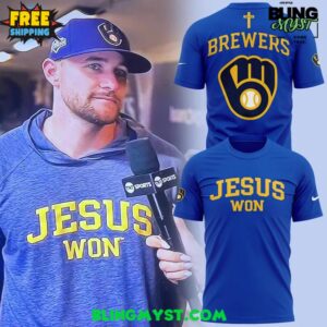 Milwaukee Brewers Jesus Won 2025 Special T-Shirt