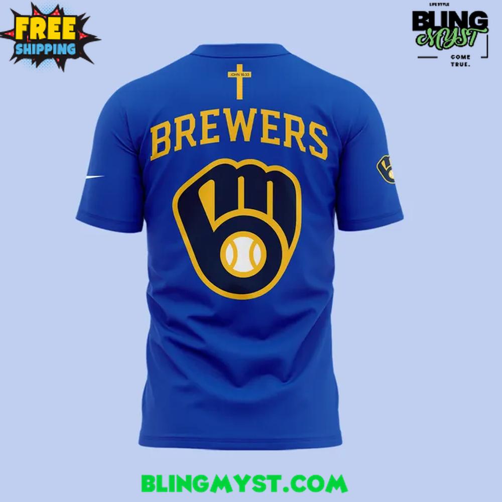 Milwaukee Brewers Jesus Won 2025 Special T-Shirt Milwaukee Brewers Jesus Won 2025 Special T-Shirt