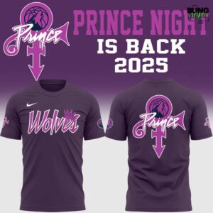 Minnesota Timberwolves Prince Night 2025 T-Shirt