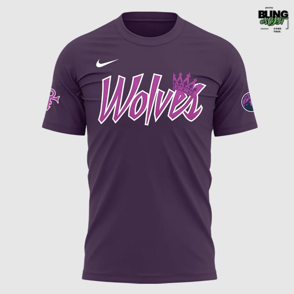 Minnesota Timberwolves Prince Night 2025 T-Shirt Minnesota Timberwolves Prince Night 2025 T-Shirt