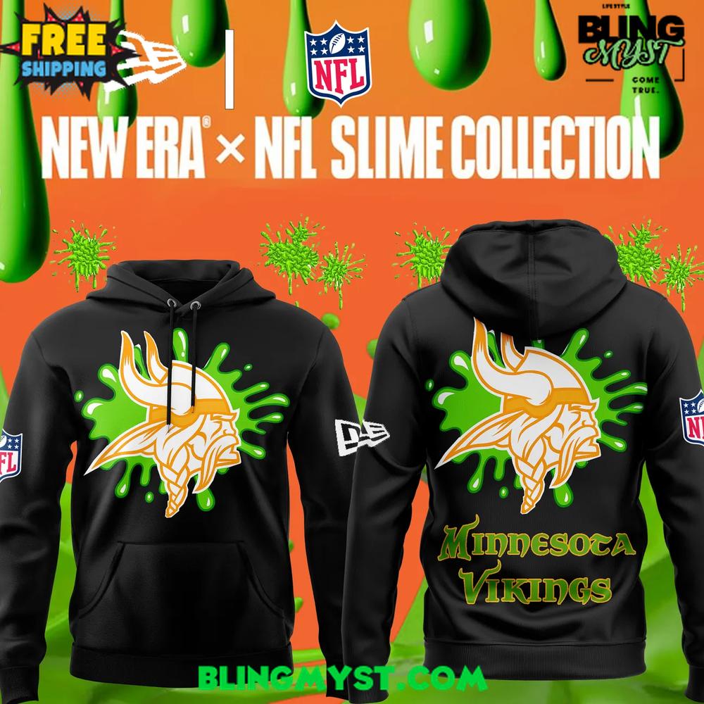 Minnesota Vikings NFL Nickelodeon Slime 2025 Hoodie Minnesota Vikings NFL Nickelodeon Slime 2025 Hoodie