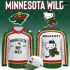 Minnesota Wild Collab Hello Kitty Special Edition Hockey Jersey 1