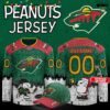 Minnesota Wild Peanuts Christmas 2025 Hockey Jersey 1
