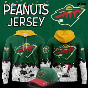 Minnesota Wild Peanuts Christmas 2025 Hoodie