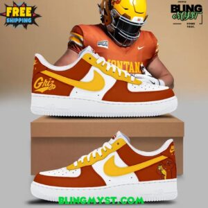Montana Grizzlies Snarling Grizz Special Edition Air Force 1
