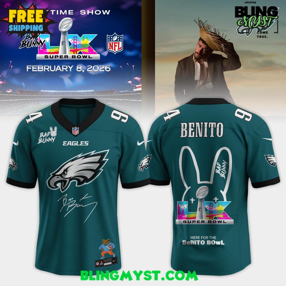 NFL x Bad Bunny 2026 Super Bowl LX Football Jersey – All Teams NFL x Bad Bunny 2026 Super Bowl LX Football Jersey – All Teams