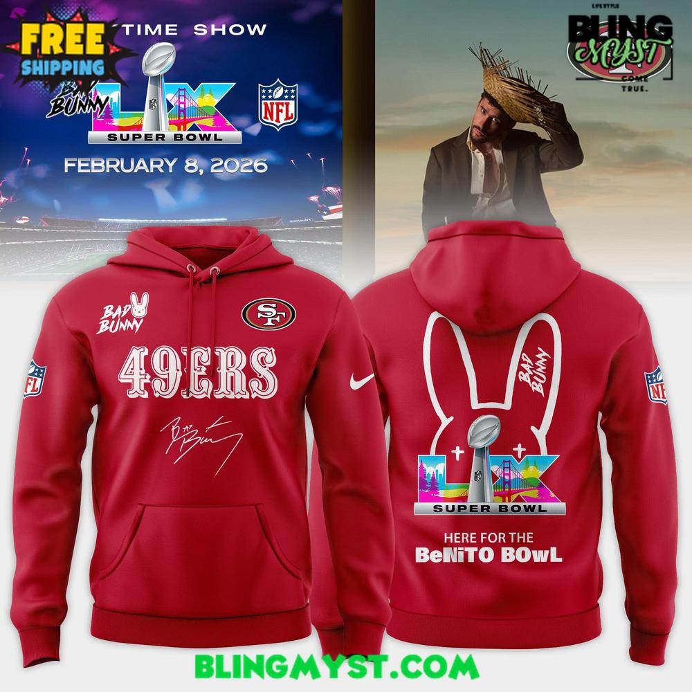 NFL x Bad Bunny 2026 Super Bowl LX Hoodie – All Teams NFL x Bad Bunny 2026 Super Bowl LX Hoodie – All Teams