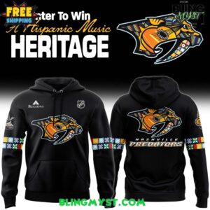 Nashville Predators 2025 Hispanic Music Heritage Hoodie