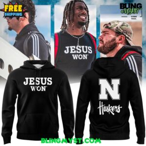 Nebraska Cornhuskers “Jesus Won” Special Edition Hoodie