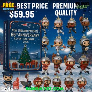 New England Patriots Christmas Limited Edition Advent Calendar 2025