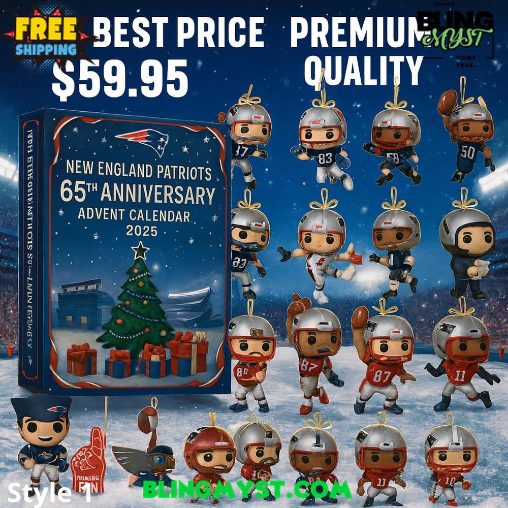 New England Patriots Christmas Limited Edition Advent Calendar 2025 New England Patriots Christmas Limited Edition Advent Calendar 2025