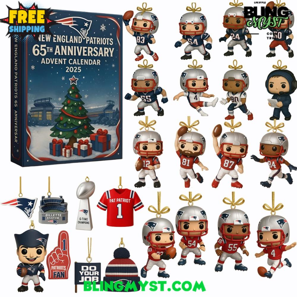New England Patriots Christmas Limited Edition Advent Calendar 2025 New England Patriots Christmas Limited Edition Advent Calendar 2025