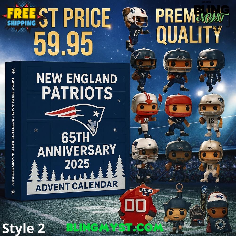 New England Patriots Christmas Limited Edition Advent Calendar 2025 New England Patriots Christmas Limited Edition Advent Calendar 2025