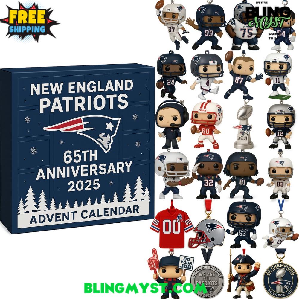 New England Patriots Christmas Limited Edition Advent Calendar 2025 New England Patriots Christmas Limited Edition Advent Calendar 2025