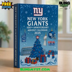 New York Giants 100th Anniversary Christmas Limited Edition Advent Calendar 2025