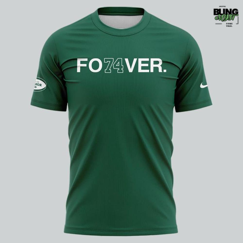 New York Jets Legend Nick Mangold Forever Remembered T-Shirt New York Jets Legend Nick Mangold Forever Remembered T-Shirt