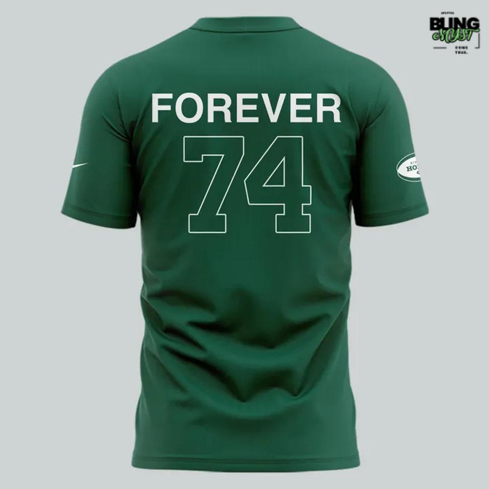 New York Jets Legend Nick Mangold Forever Remembered T-Shirt New York Jets Legend Nick Mangold Forever Remembered T-Shirt