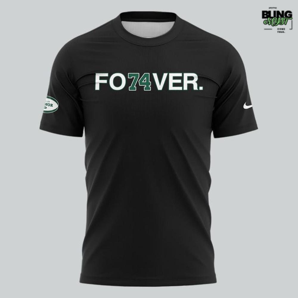New York Jets Legend Nick Mangold Forever Remembered T-Shirt New York Jets Legend Nick Mangold Forever Remembered T-Shirt