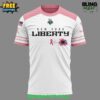 New York Liberty for Breast Cancer Awareness Month Special T-Shirt 1 New York Liberty for Breast Cancer Awareness Month Special T Shirt 2