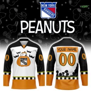 New York Rangers Peanuts Great Pumpkin Hockey Jersey