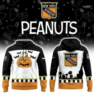 New York Rangers Peanuts Great Pumpkin Hoodie