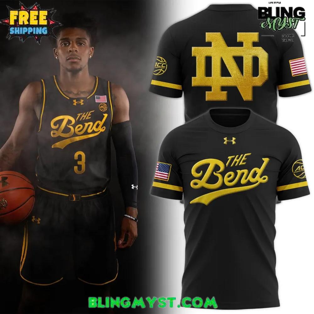 Notre Dame Fighting Irish 2025 The Bend Replica T-Shirt Notre Dame Fighting Irish 2025 The Bend Replica T-Shirt