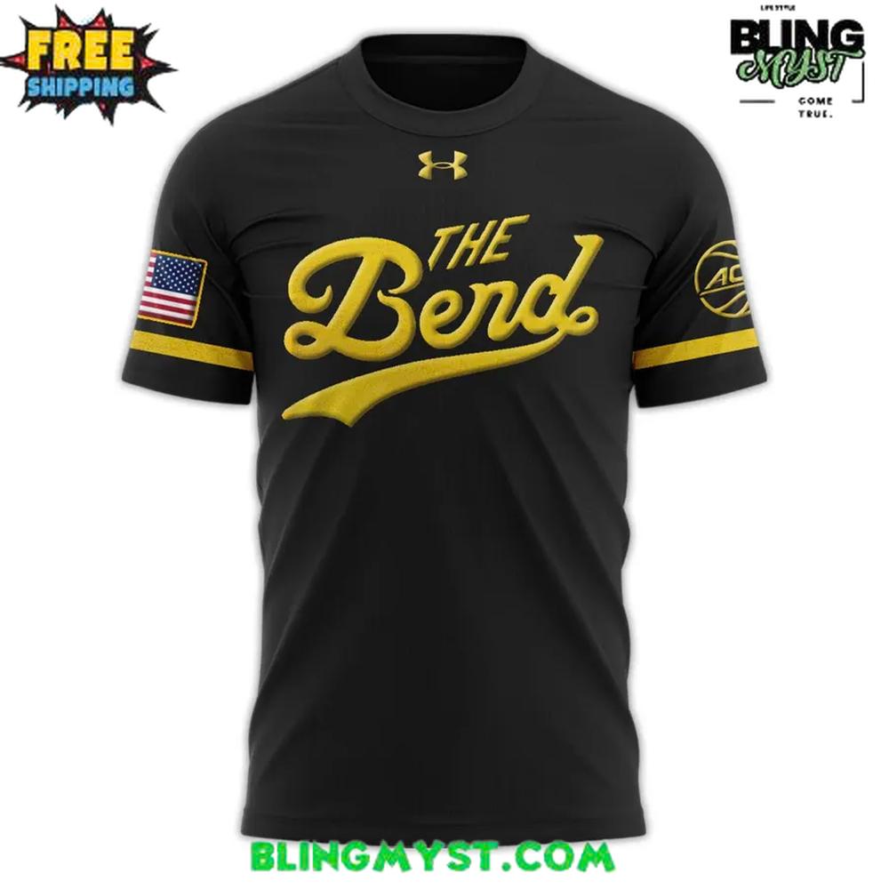 Notre Dame Fighting Irish 2025 The Bend Replica T-Shirt Notre Dame Fighting Irish 2025 The Bend Replica T-Shirt