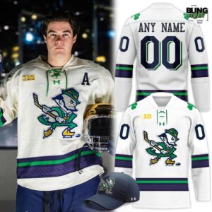 Notre Dame Fighting Irish Leprechaun Edition Hockey Jersey