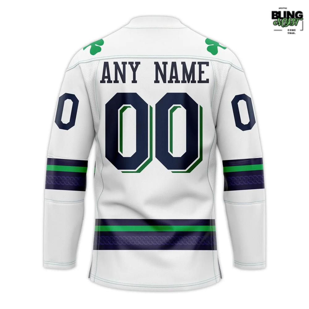 Notre Dame Fighting Irish Leprechaun Edition Hockey Jersey Notre Dame Fighting Irish Leprechaun Edition Hockey Jersey