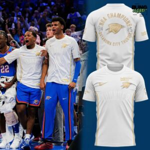 Oklahoma City Thunder 2025 Ring Ceremony Nike T-Shirt