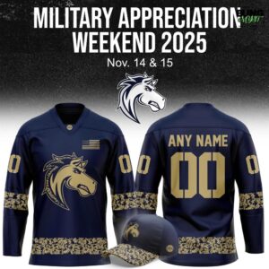 Ogden Mustangs Military Appreciation 2025 Hockey Jersey