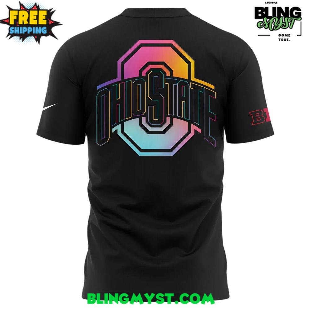 Ohio State Buckeyes Crucial Catch Intercept Cancer 2025 T-Shirt Ohio State Buckeyes Crucial Catch Intercept Cancer 2025 T-Shirt