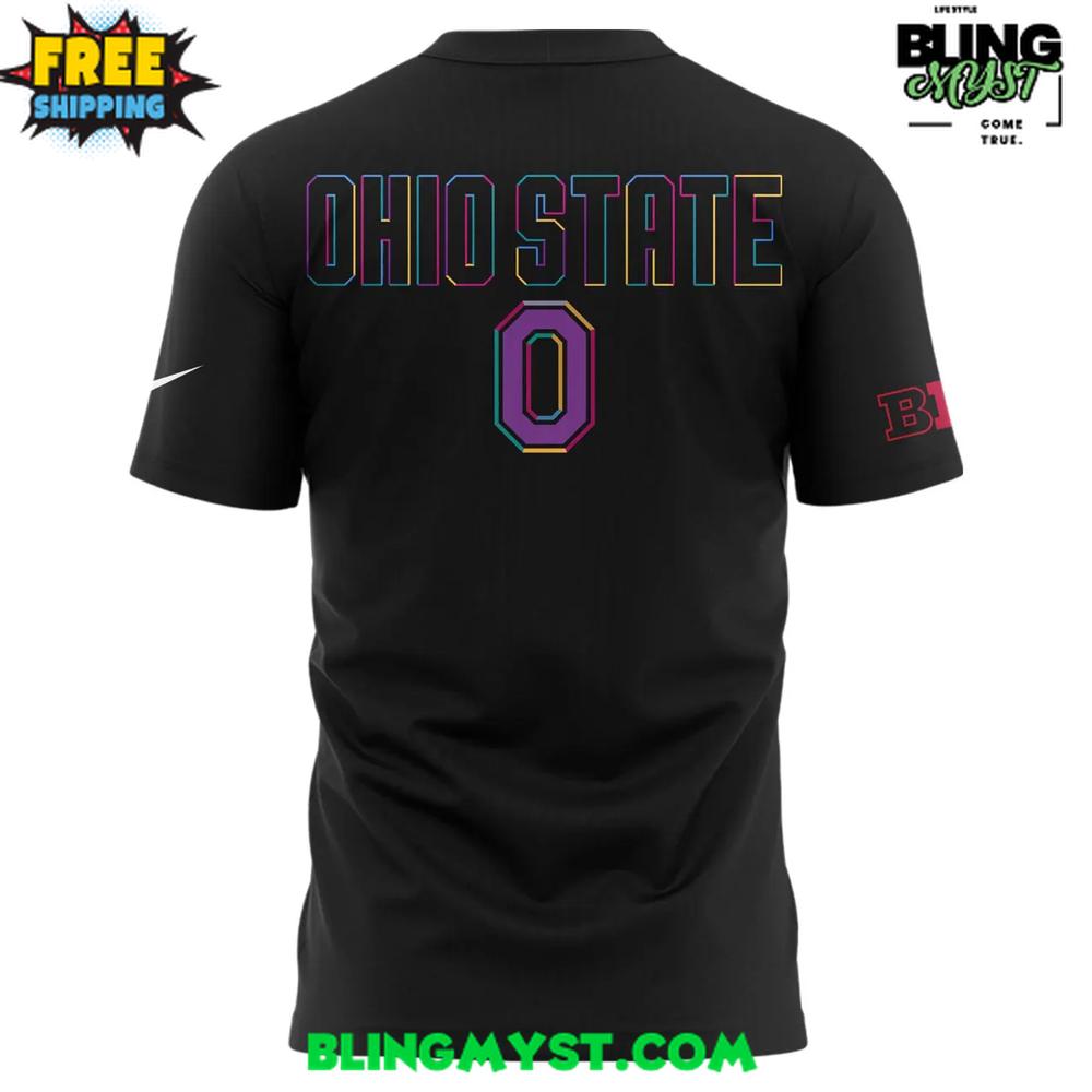 Ohio State Buckeyes Crucial Catch Intercept Cancer 2025 T-Shirt Ohio State Buckeyes Crucial Catch Intercept Cancer 2025 T-Shirt