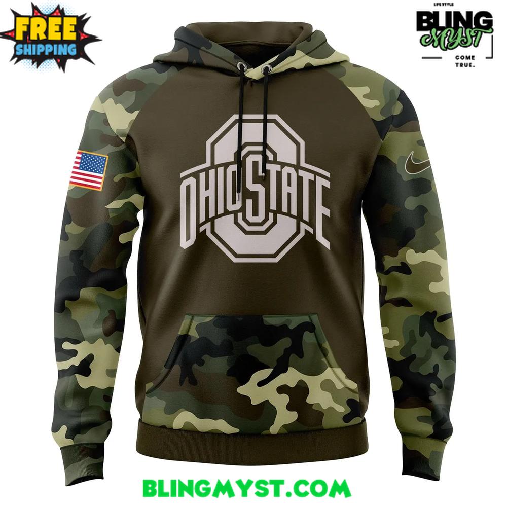 Ohio State Buckeyes Salute To Service 2025 Hoodie Ohio State Buckeyes Salute To Service 2025 Hoodie