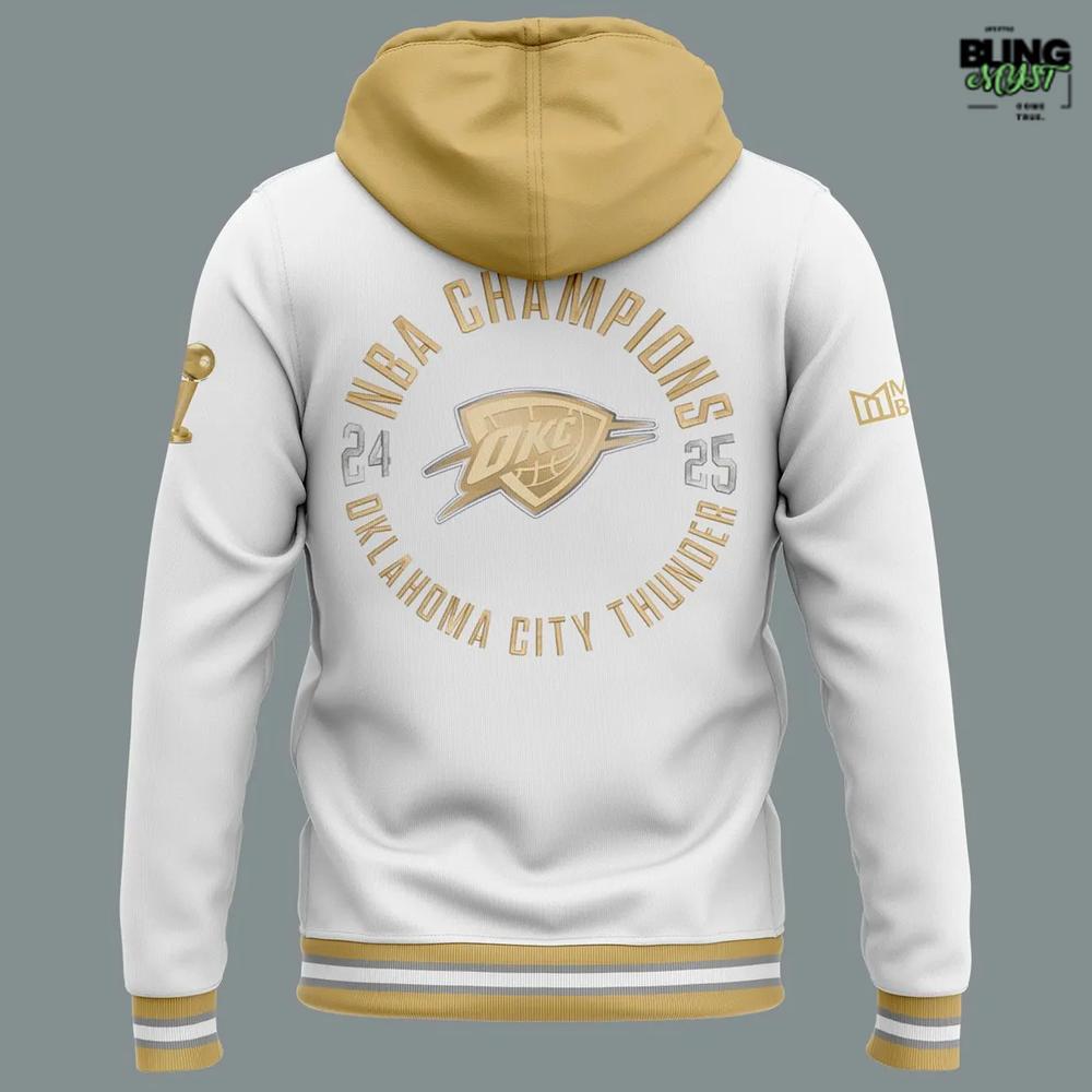 Oklahoma City Thunder 2025 Ring Ceremony Nike Hoodie Oklahoma City Thunder 2025 Ring Ceremony Nike Hoodie