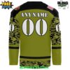 Omaha Mavericks 2025 Military Appreciation Night Camo Hockey Jersey 3