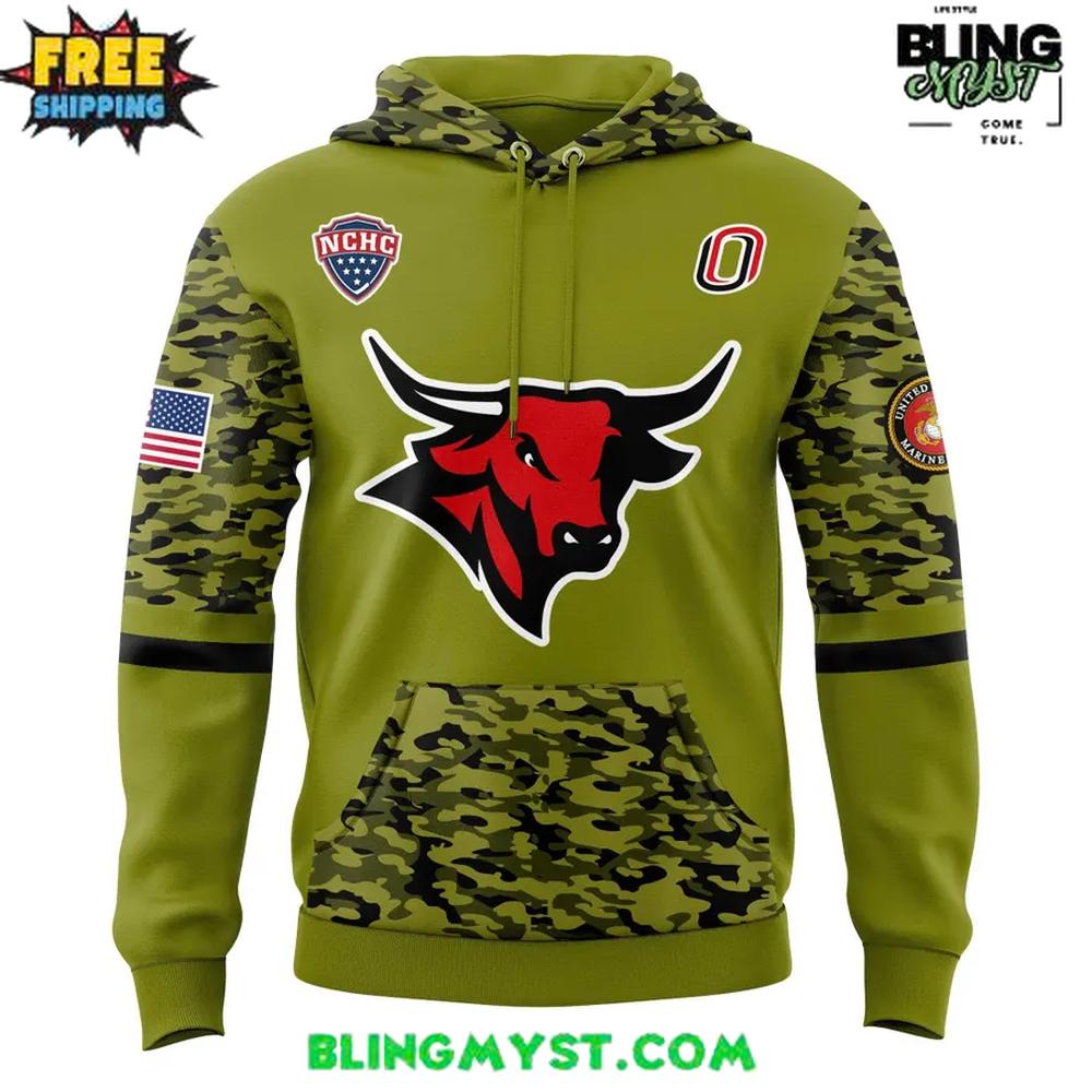 Omaha Mavericks 2025 Military Appreciation Night Camo Hoodie Omaha Mavericks 2025 Military Appreciation Night Camo Hoodie