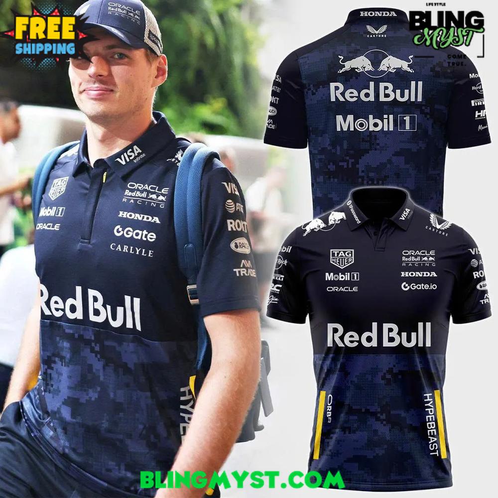 Oracle Red Bull Racing x Hypebeast 2025 Polo Shirt Oracle Red Bull Racing x Hypebeast 2025 Polo Shirt
