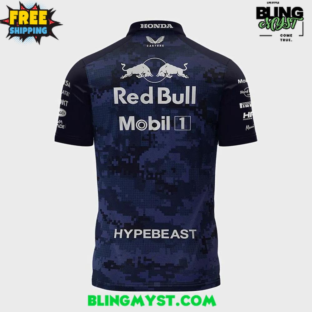 Oracle Red Bull Racing x Hypebeast 2025 Polo Shirt Oracle Red Bull Racing x Hypebeast 2025 Polo Shirt