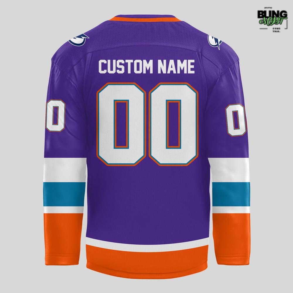 Orlando Solar Bears 2025-26 Purple Hockey Jersey Orlando Solar Bears 2025-26 Purple Hockey Jersey