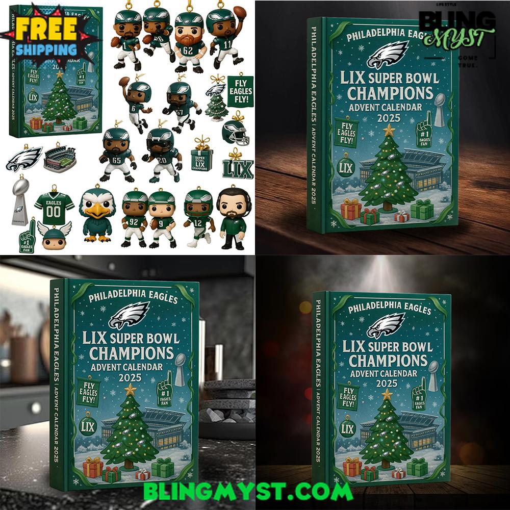 Philadelphia Eagles Christmas Limited Edition Advent Calendar 2025 Philadelphia Eagles Christmas Limited Edition Advent Calendar 2025