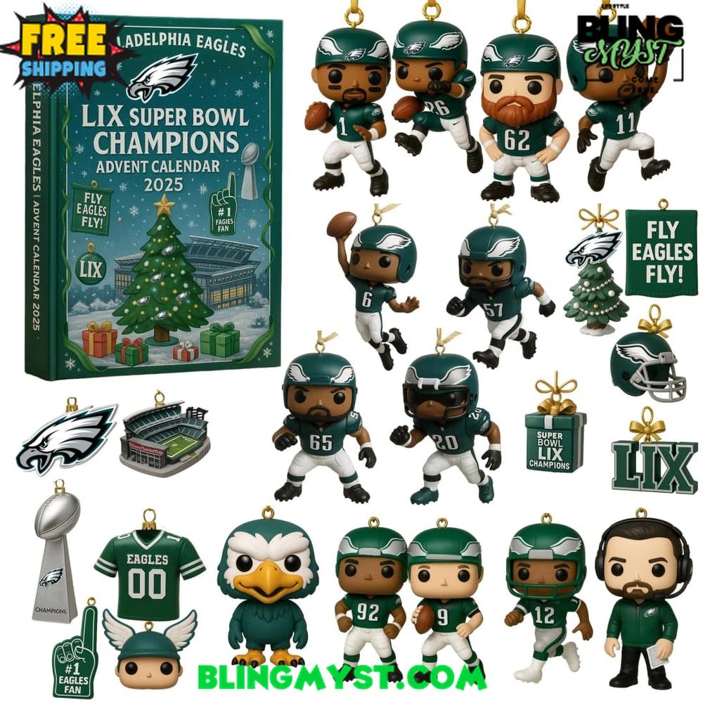Philadelphia Eagles Christmas Limited Edition Advent Calendar 2025 Philadelphia Eagles Christmas Limited Edition Advent Calendar 2025