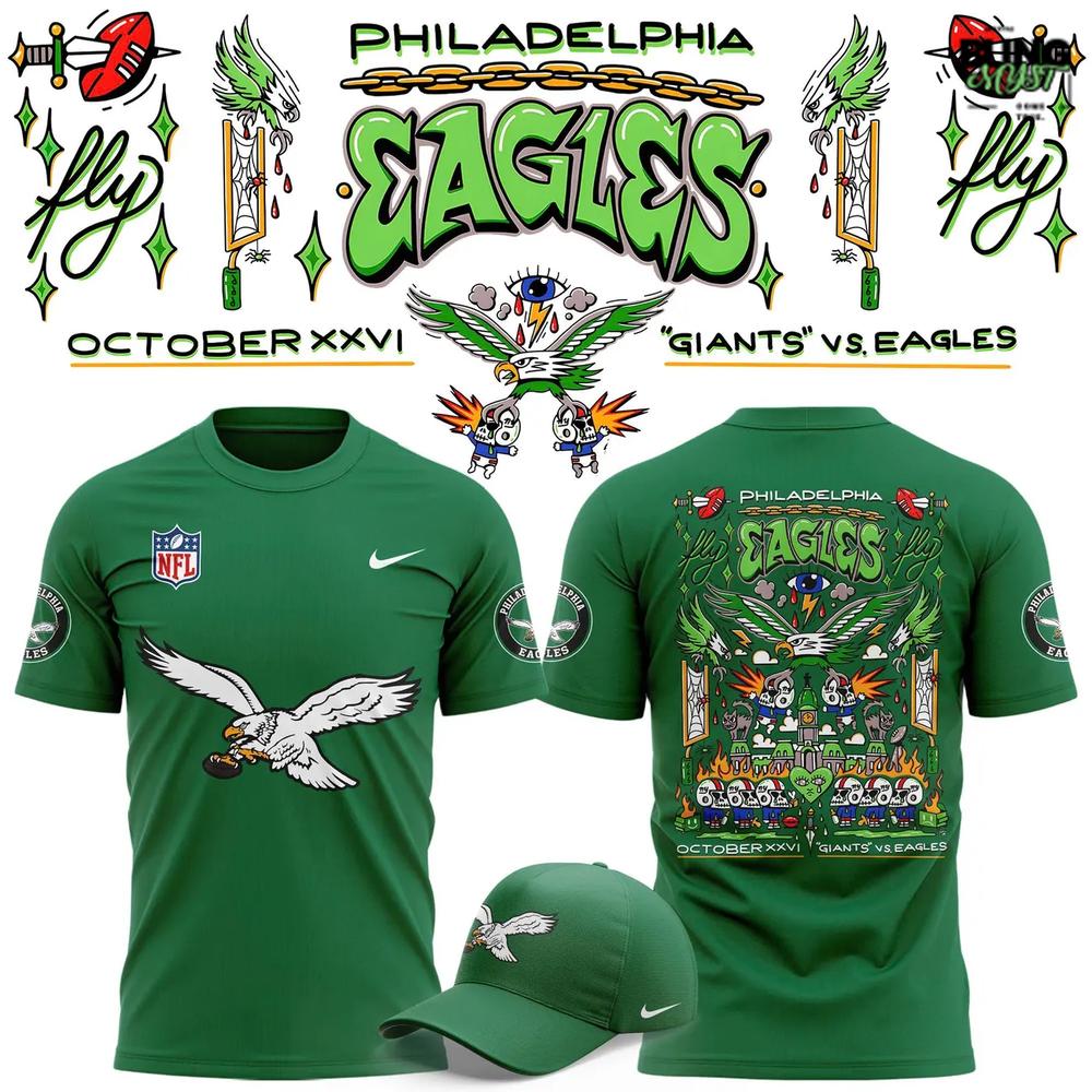 Philadelphia Eagles Game Day October XXVI NFL T-Shirt Philadelphia Eagles Game Day October XXVI NFL T-Shirt