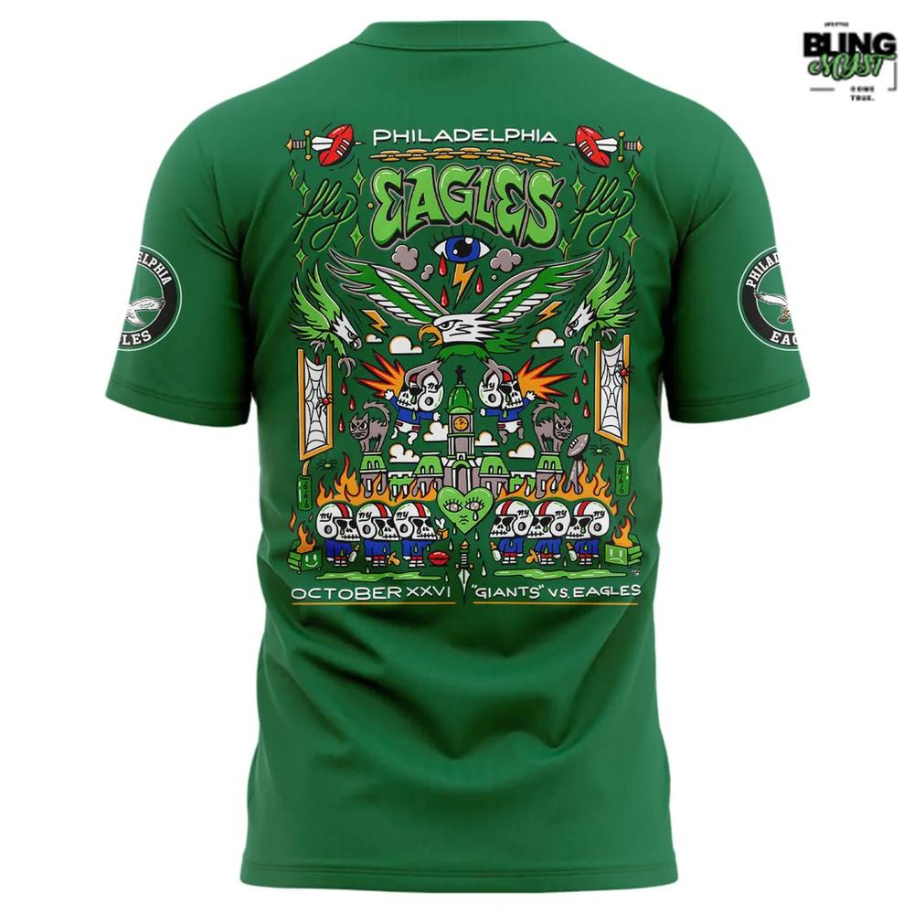 Philadelphia Eagles Game Day October XXVI NFL T-Shirt Philadelphia Eagles Game Day October XXVI NFL T-Shirt