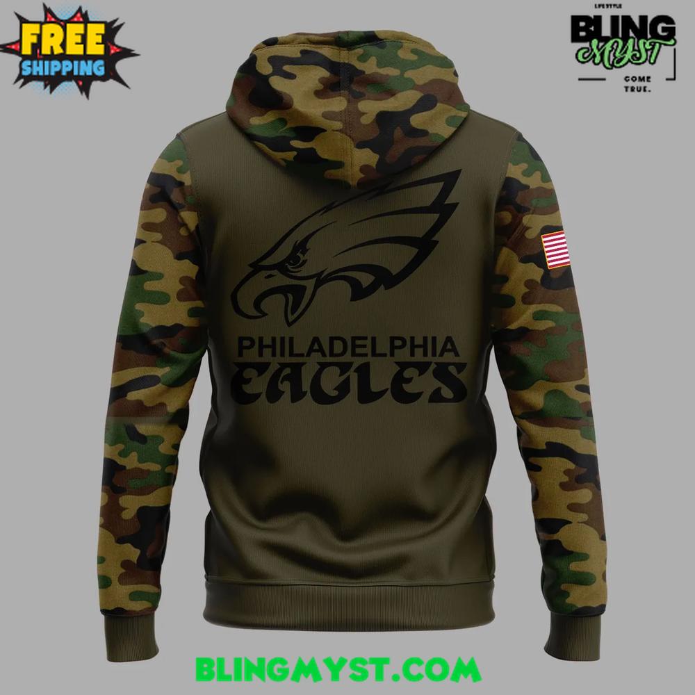 Philadelphia Eagles Salute to Service 2025 NFL Hoodie Philadelphia Eagles Salute to Service 2025 NFL Hoodie