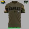 Philadelphia Eagles Salute to Service 2025 NFL T-Shirt 1 Philadelphia Eagles Salute to Service 2025 NFL T Shirt 2