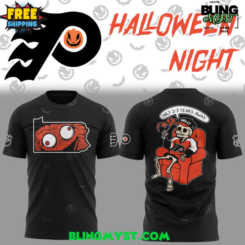 Philadelphia Flyers Halloween Night 2025 T-Shirt Philadelphia Flyers Halloween Night 2025 T-Shirt