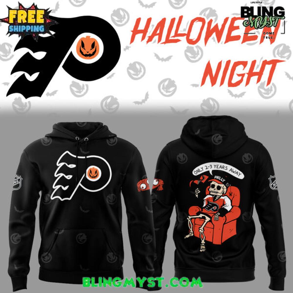 Philadelphia Flyers Halloween Night Hoodie Philadelphia Flyers Halloween Night Hoodie