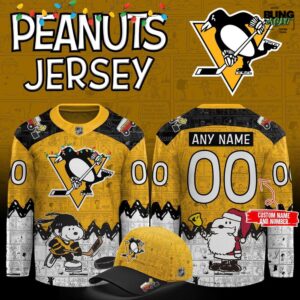 Pittsburgh Penguins Peanuts Christmas 2025 Hockey Jersey
