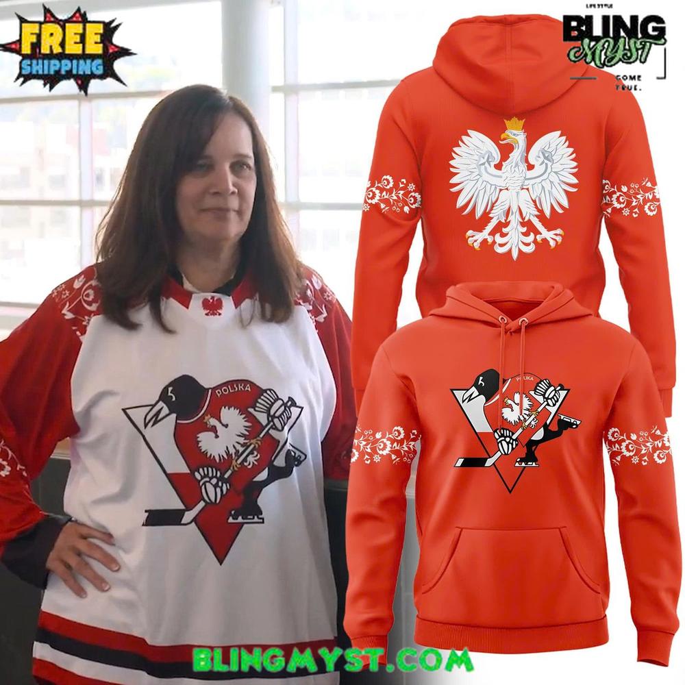 Pittsburgh Penguins Polish Heritage Night Premium Hoodie Pittsburgh Penguins Polish Heritage Night Premium Hoodie